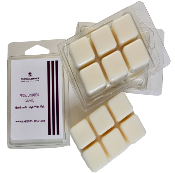 Spiced Cinnamon & Apple Scented Signature Clamshell Soya Wax Melt Bundle x 4