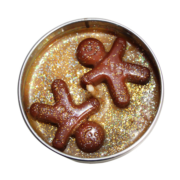 Gingerbread Christmas Warm Soya Wax Candle Tin