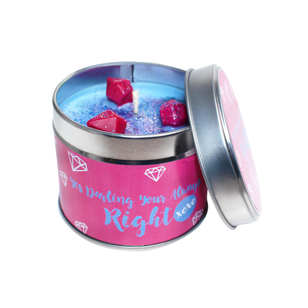 Just Darling You Are Always Right Soya Wax Candle Tin