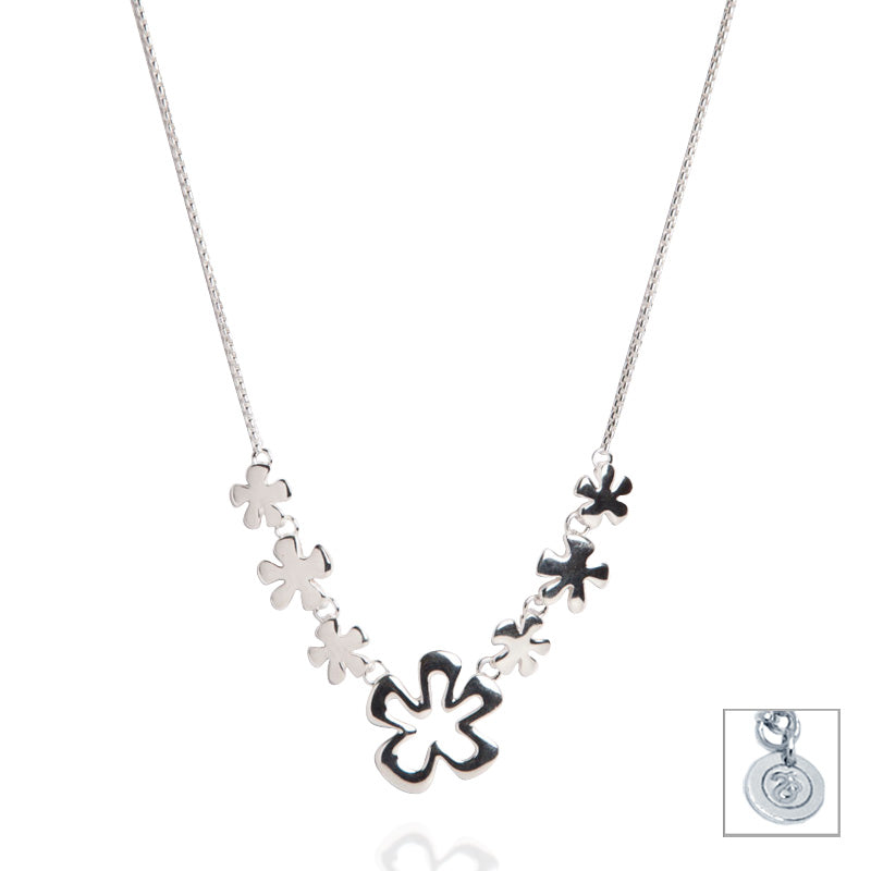 Sterling Silver Daisy Necklace